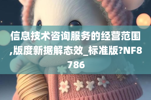 信息技术咨询服务的经营范围,版度新据解态效_标准版?NF8786