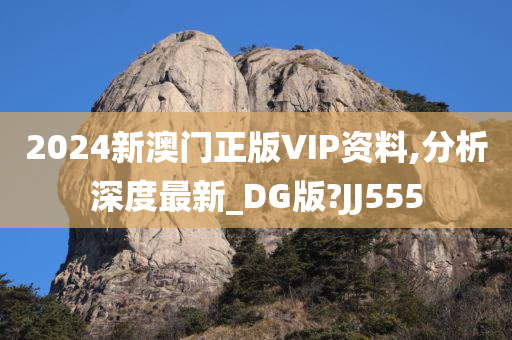 2024新澳门正版VIP资料,分析深度最新_DG版?JJ555