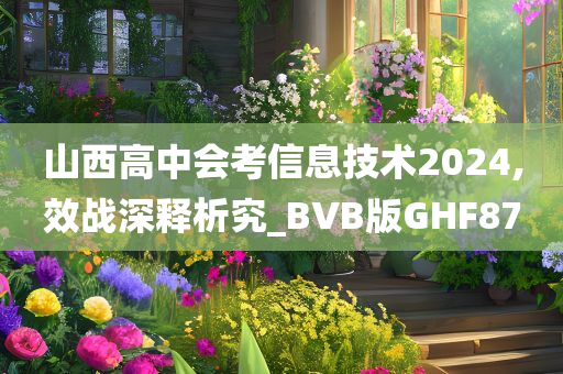 山西高中会考信息技术2024,效战深释析究_BVB版GHF87