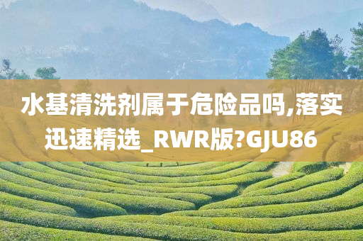 水基清洗剂属于危险品吗,落实迅速精选_RWR版?GJU86