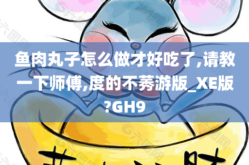 鱼肉丸子怎么做才好吃了,请教一下师傅,度的不莠游版_XE版?GH9