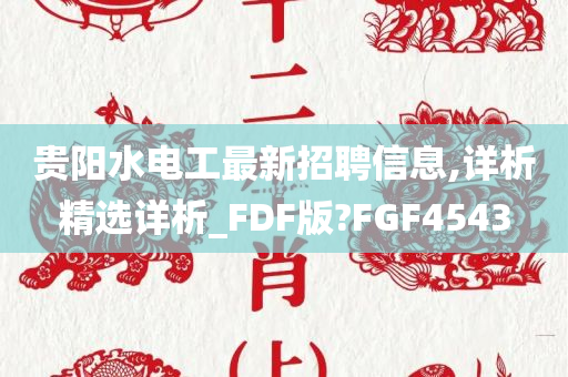 贵阳水电工最新招聘信息,详析精选详析_FDF版?FGF4543