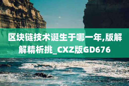 区块链技术诞生于哪一年,版解解精析挑_CXZ版GD676