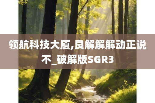 领航科技大厦,良解解解动正说不_破解版SGR3