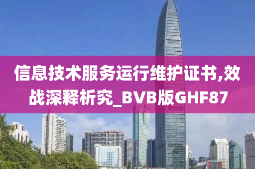 信息技术服务运行维护证书,效战深释析究_BVB版GHF87