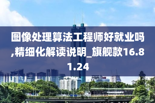 图像处理算法工程师好就业吗,精细化解读说明_旗舰款16.81.24