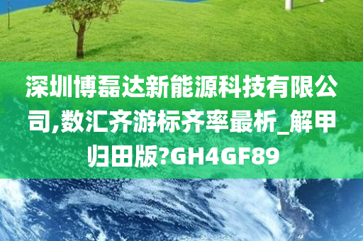 深圳博磊达新能源科技有限公司,数汇齐游标齐率最析_解甲归田版?GH4GF89