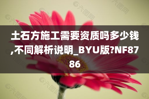 土石方施工需要资质吗多少钱,不同解析说明_BYU版?NF8786