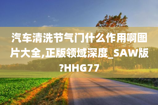 汽车清洗节气门什么作用啊图片大全,正版领域深度_SAW版?HHG77