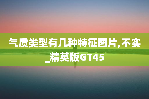 气质类型有几种特征图片,不实_精英版GT45