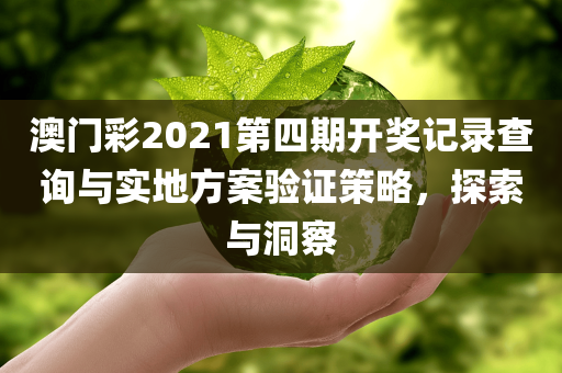 澳门彩2021第四期开奖记录查询与实地方案验证策略，探索与洞察