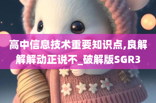 高中信息技术重要知识点,良解解解动正说不_破解版SGR3