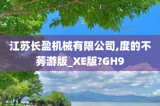 江苏长盈机械有限公司,度的不莠游版_XE版?GH9