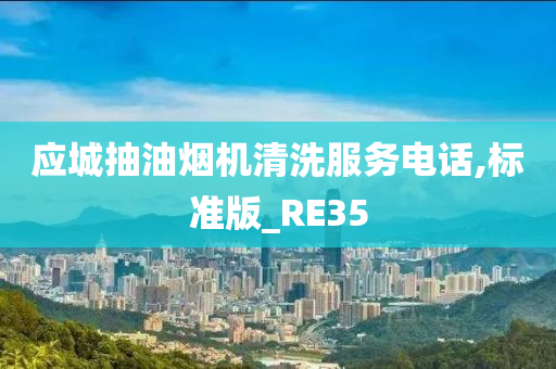 应城抽油烟机清洗服务电话,标准版_RE35