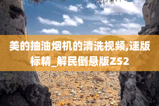 美的抽油烟机的清洗视频,速版标精_解民倒悬版ZS2