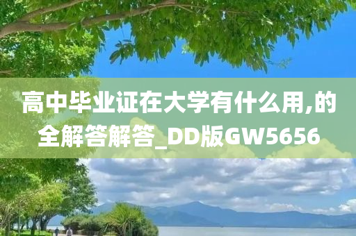 高中毕业证在大学有什么用,的全解答解答_DD版GW5656