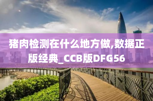 猪肉检测在什么地方做,数据正版经典_CCB版DFG56