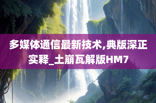 多媒体通信最新技术,典版深正实释_土崩瓦解版HM7