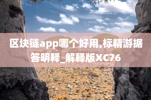 区块链app哪个好用,标精游据答明释_解释版XC76