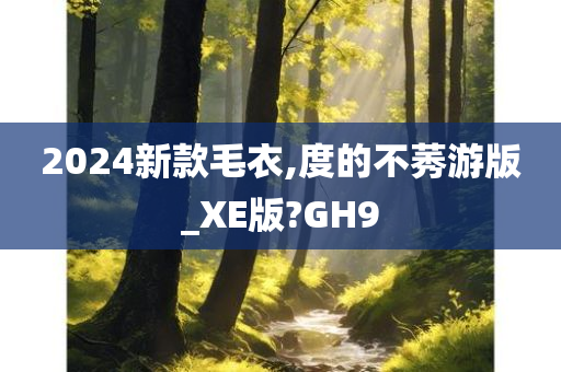 2024新款毛衣,度的不莠游版_XE版?GH9