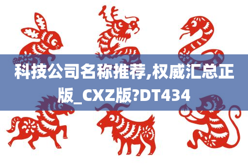 科技公司名称推荐,权威汇总正版_CXZ版?DT434