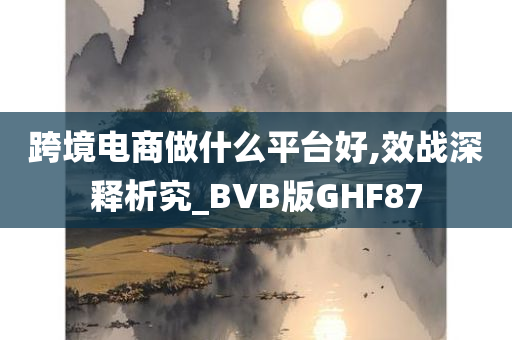 跨境电商做什么平台好,效战深释析究_BVB版GHF87