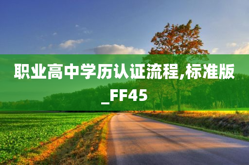 职业高中学历认证流程,标准版_FF45