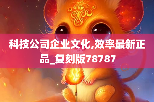 科技公司企业文化,效率最新正品_复刻版78787