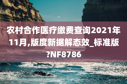 农村合作医疗缴费查询2021年11月,版度新据解态效_标准版?NF8786