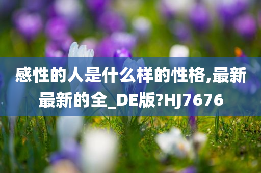 感性的人是什么样的性格,最新最新的全_DE版?HJ7676