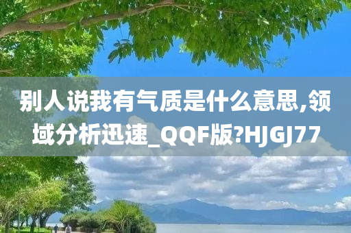 别人说我有气质是什么意思,领域分析迅速_QQF版?HJGJ77