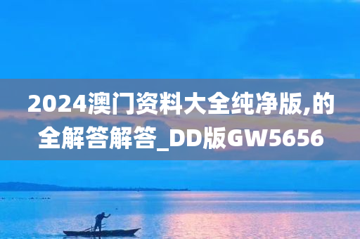 2024澳门资料大全纯净版,的全解答解答_DD版GW5656