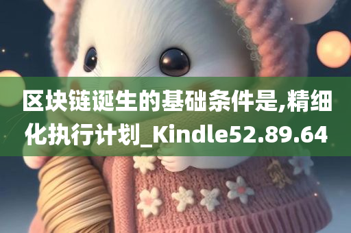 区块链诞生的基础条件是,精细化执行计划_Kindle52.89.64