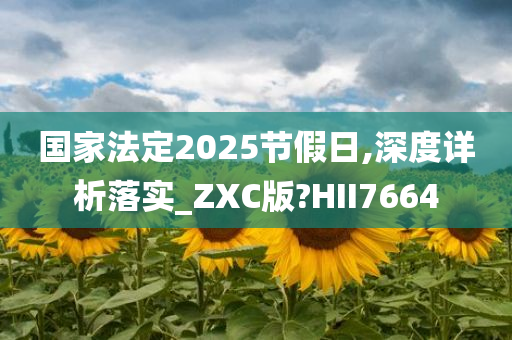 国家法定2025节假日,深度详析落实_ZXC版?HII7664