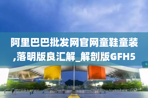 阿里巴巴批发网官网童鞋童装,落明版良汇解_解剖版GFH5