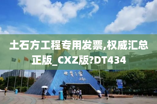 土石方工程专用发票,权威汇总正版_CXZ版?DT434