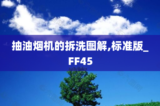 抽油烟机的拆洗图解,标准版_FF45