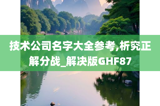 技术公司名字大全参考,析究正解分战_解决版GHF87