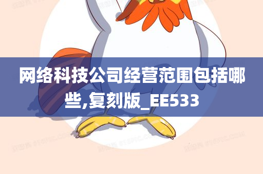 网络科技公司经营范围包括哪些,复刻版_EE533