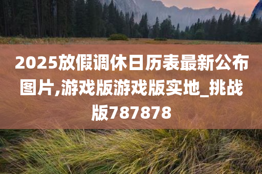 2025放假调休日历表最新公布图片,游戏版游戏版实地_挑战版787878