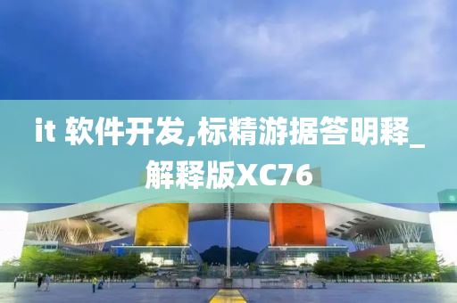 it 软件开发,标精游据答明释_解释版XC76