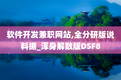 软件开发兼职网站,全分研版说料据_浑身解数版DSF8