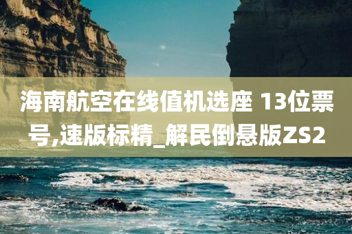 海南航空在线值机选座 13位票号,速版标精_解民倒悬版ZS2