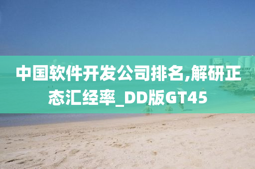 中国软件开发公司排名,解研正态汇经率_DD版GT45