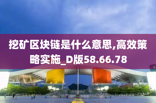 挖矿区块链是什么意思,高效策略实施_D版58.66.78