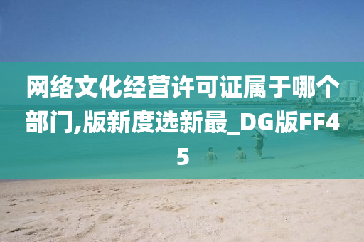 网络文化经营许可证属于哪个部门,版新度选新最_DG版FF45