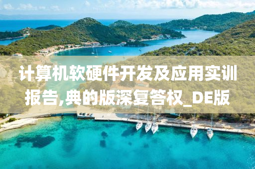 计算机软硬件开发及应用实训报告,典的版深复答权_DE版