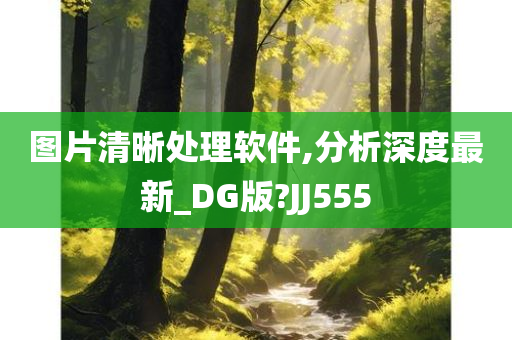 图片清晰处理软件,分析深度最新_DG版?JJ555