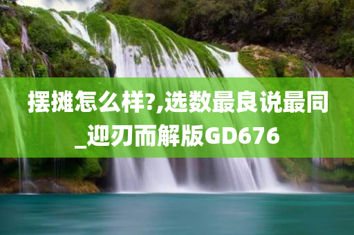 摆摊怎么样?,选数最良说最同_迎刃而解版GD676