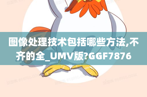 图像处理技术包括哪些方法,不齐的全_UMV版?GGF7876